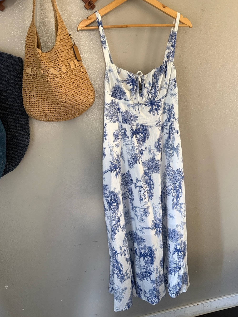 Blue & White Toile Dress